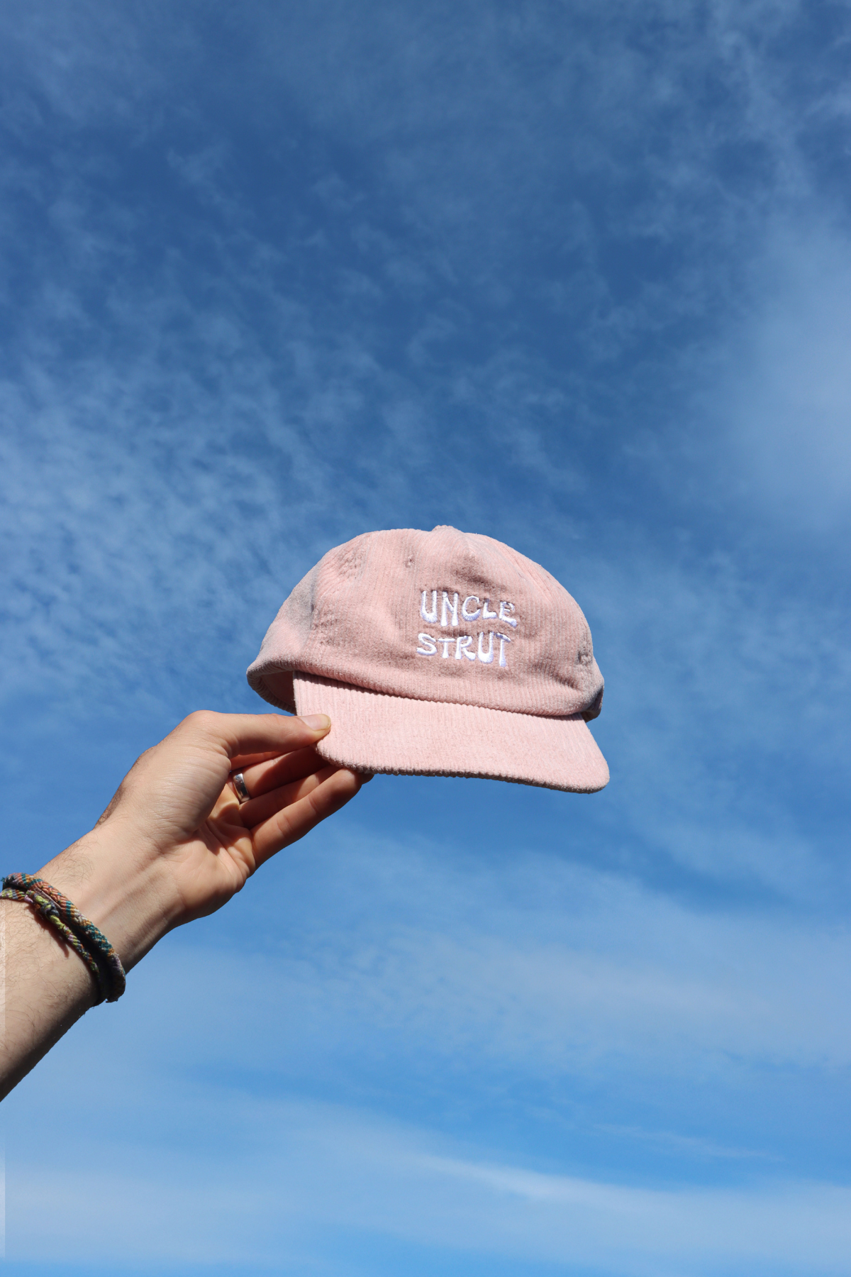 Strut Hat - Pink Corduroy
